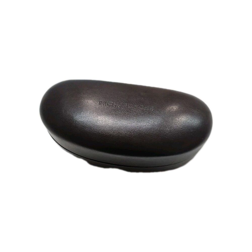 Michael Kors Black Leatherette Hard Shell Clamshell Eyeglasses Sunglasses Case